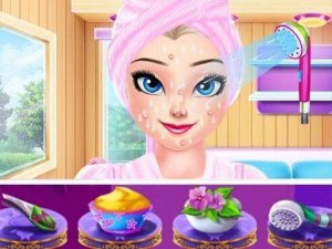 Ice Princess Holiday Spa Relax - Facial Spa Game - Kids Dress Up Game