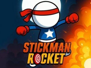 Stickman Rocket: Bouncy Launch Physics Puzzle - Ludoryx free online game