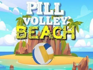 Pill Volley Beach Online Arcade Game