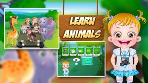 Baby Hazel Learn Animals Online Puzzle Game